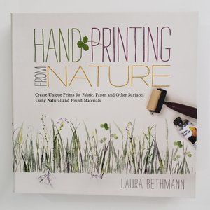 Hand Printing from Nature Book NEW Hard Cover Spiral Bound Great Crafting Ideas
